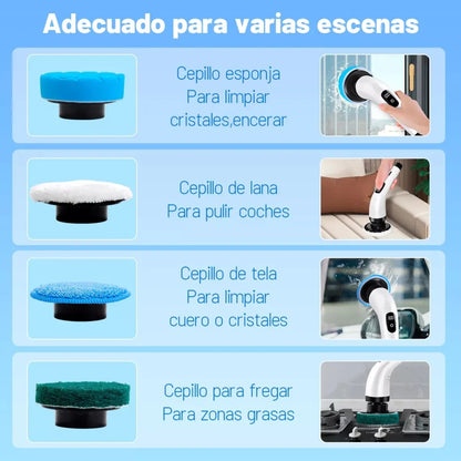 SpinPro™ |Cepillo Electrico Limpieza 9 En 1 🚿 ✨