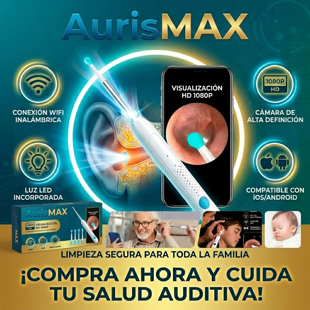 AurisMAX™| Limpiador De Oidos CON CAMARA📸🪛