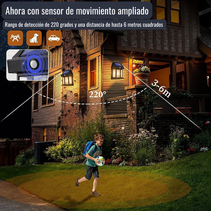 SOLARMAX™ | Lampara Solar Impermeable 3 Modos.💡