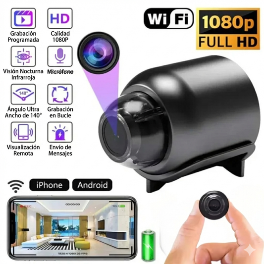 SpyCam Mini™ | Mini Cámara Inteligente HD UltraVision📷