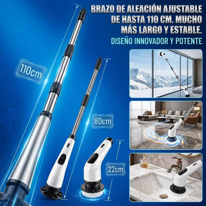 SpinPro™ |Cepillo Electrico Limpieza 9 En 1 🚿 ✨