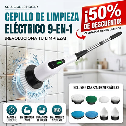 SpinPro™ |Cepillo Electrico Limpieza 9 En 1 🚿 ✨