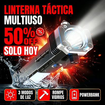 Linterna Martillo Powerbank Portatil