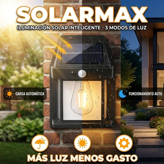 SOLARMAX™ | Lampara Solar Impermeable 3 Modos.💡