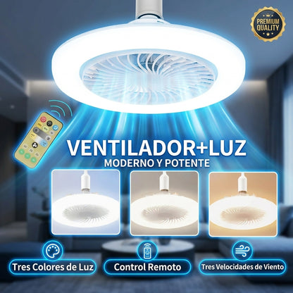 FRESCOLUZ ™ |Foco Ventilador 2 EN 1💡🌬️