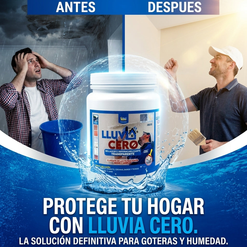 2X1 🔥 Lluvia Cero 500ml Impermeabilizante 💦🚫