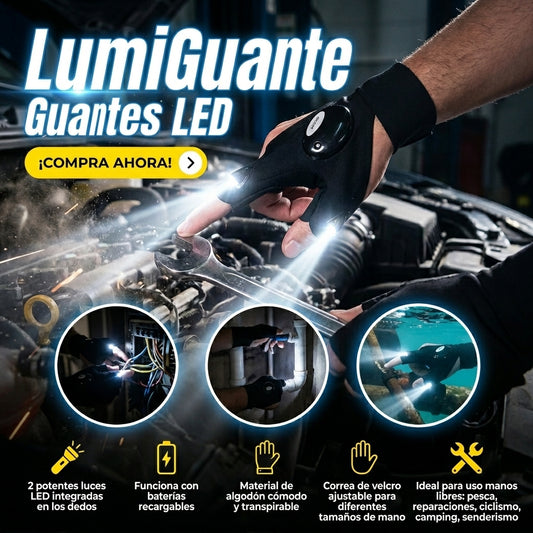 LumiGuante ™|Guante Luz Led 🔦💡