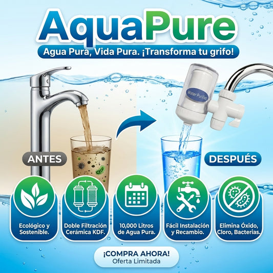 AquaPure ™|Purificador Filtro De Agua 💧✨