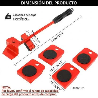 Levanta-todo™ | Palanca Levanta Muebles Pesados 360🏋️‍♂️
