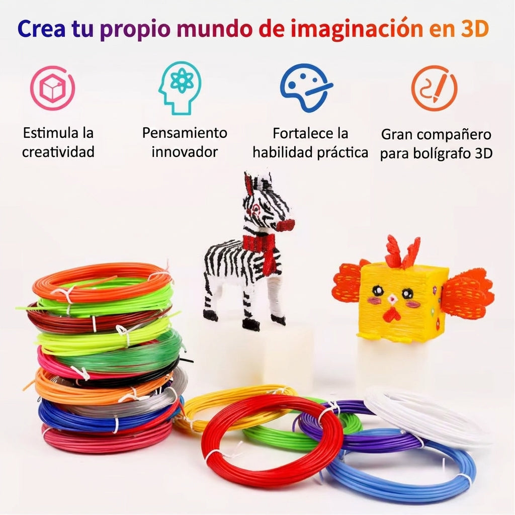 Lumitrazo 3D™ | Pluma 3d Dibujo Boligrafo Impresora✍️🌈