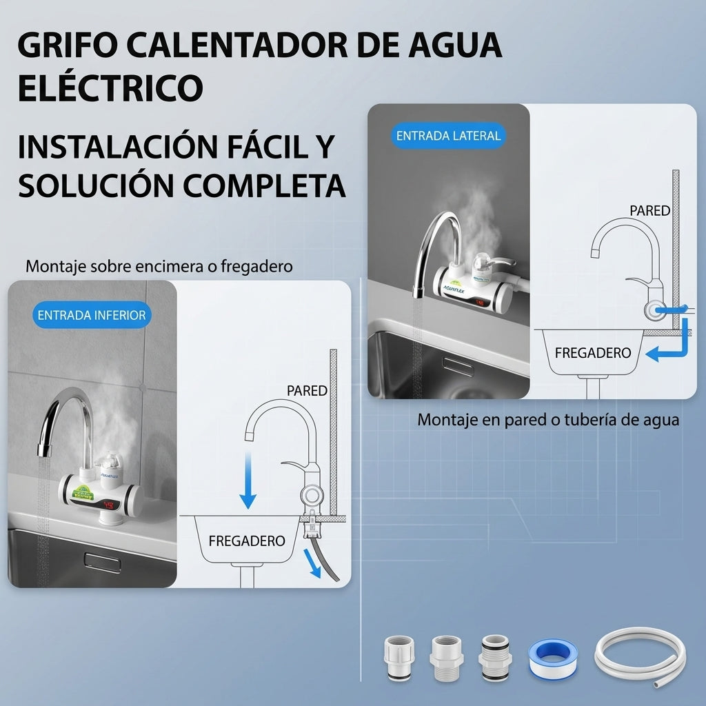 AquaHeat ™ |Grifo Calentador Agua Caliente 🚿🔥