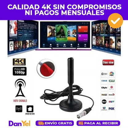 Connect TV™|Antena Digital Hd Para Tv Plus ⚡ 📺