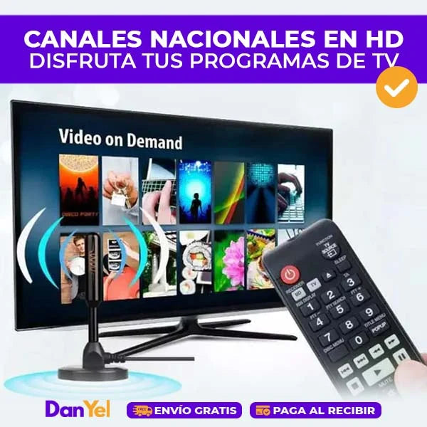 Connect TV™|Antena Digital Hd Para Tv Plus ⚡ 📺