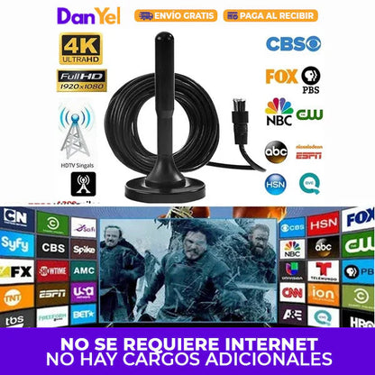 Connect TV™|Antena Digital Hd Para Tv Plus ⚡ 📺