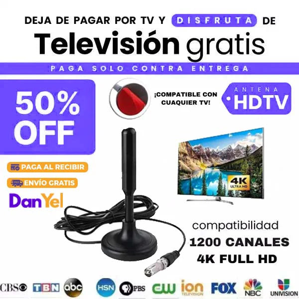 Connect TV™|Antena Digital Hd Para Tv Plus ⚡ 📺