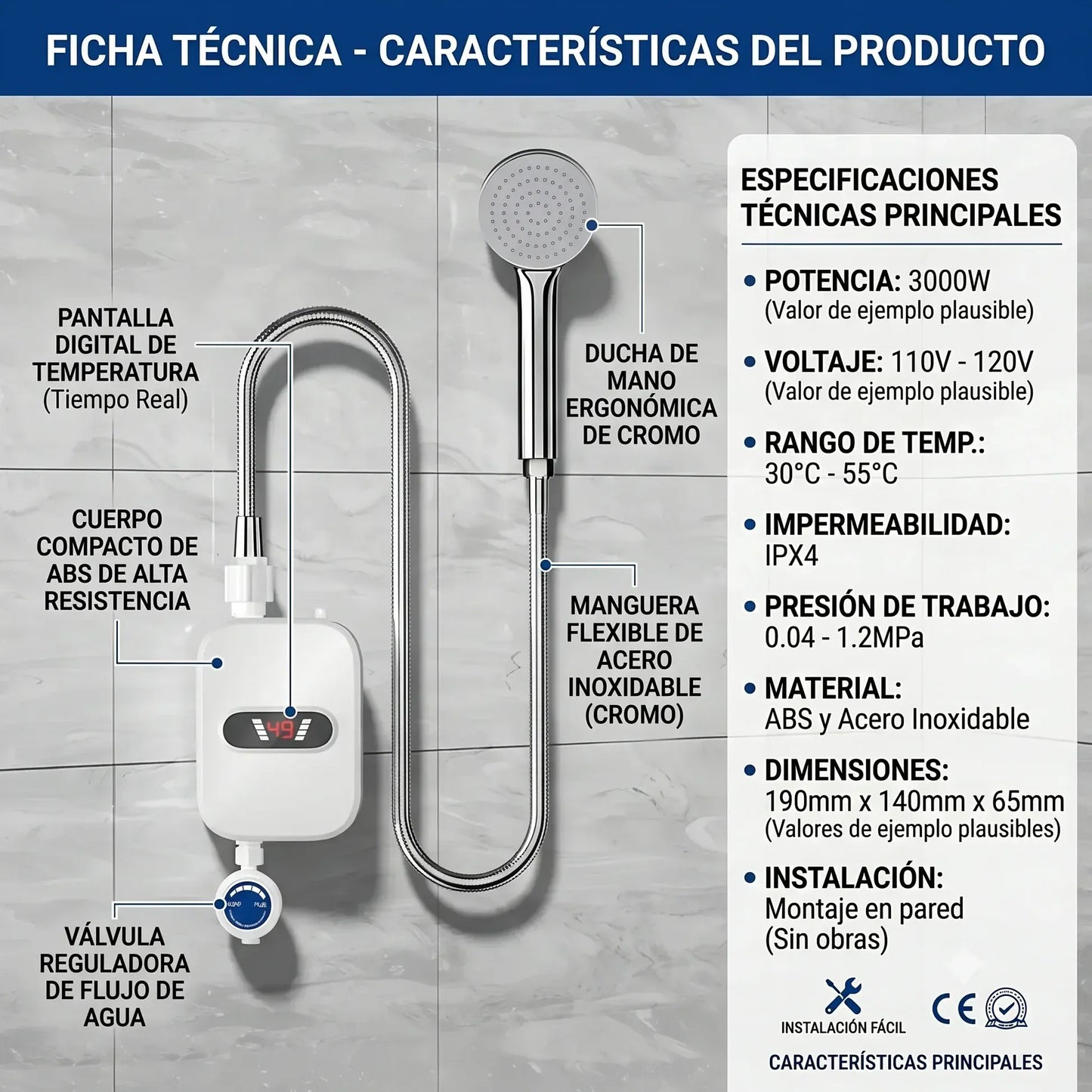 ThermoPro™|Ducha Calentador De Agua 🚿🔥