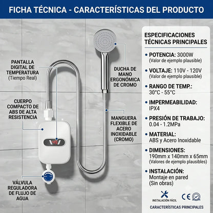 ThermoPro™|Ducha Calentador De Agua 🚿🔥