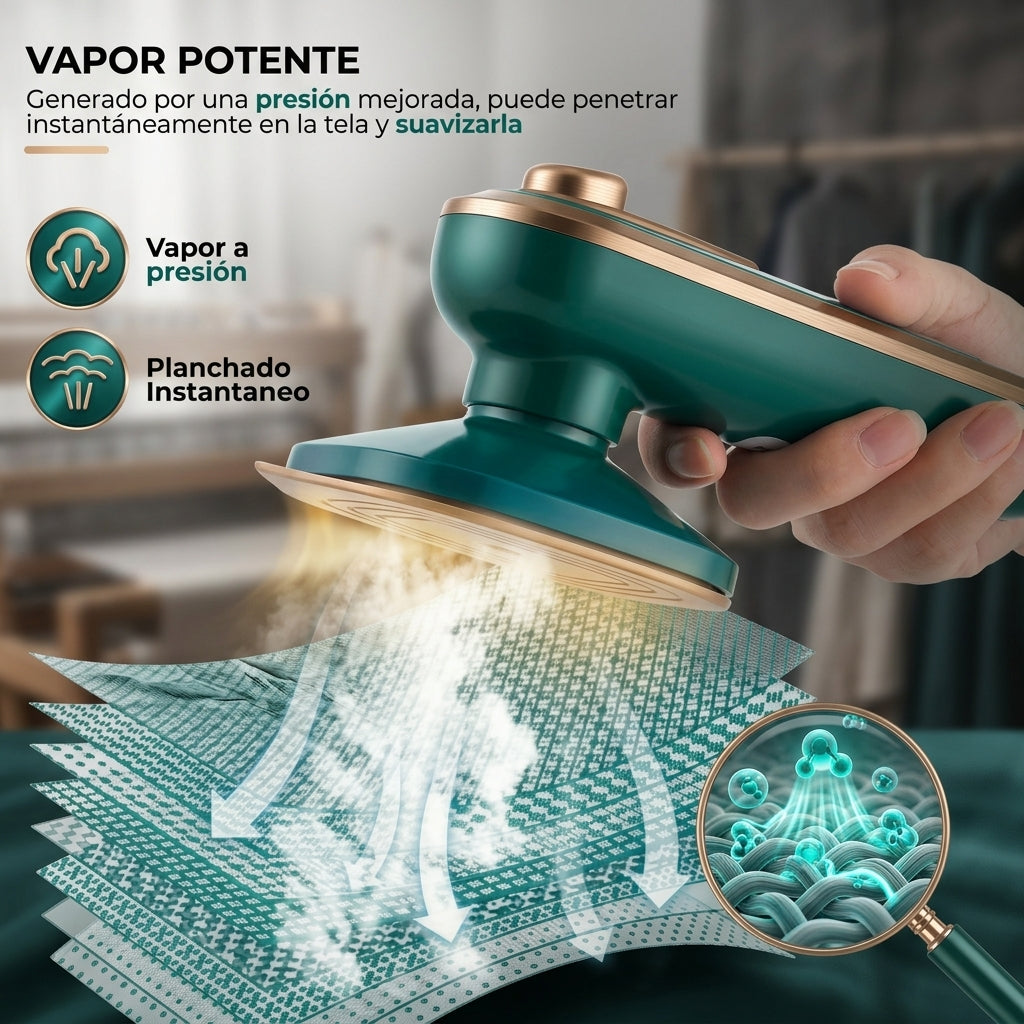 VaporMax ™ | Plancha A Vapor Portatil De Mano 💨🔥