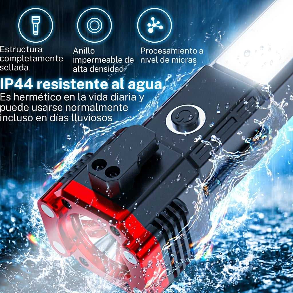 Linterna Martillo Powerbank Portatil