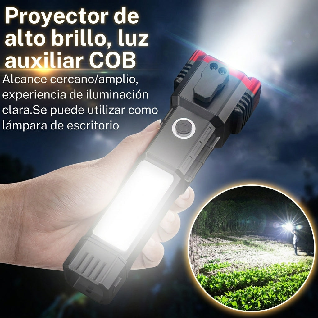 Linterna Martillo Powerbank Portatil