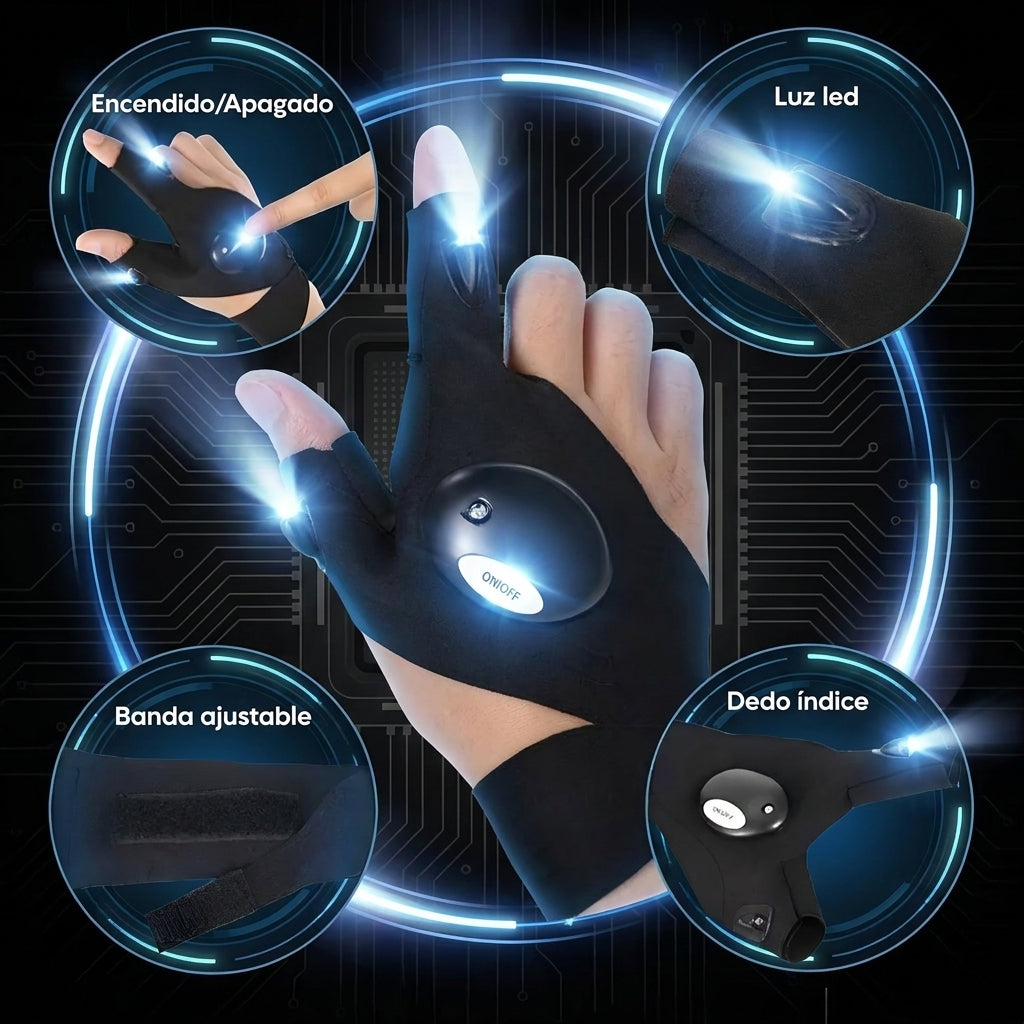 LumiGuante ™|Guante Luz Led 🔦💡