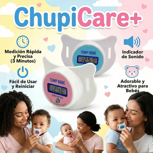 Chupicare+™|Termometro Chupon Bebe Chupete 👩🏻‍🍼✨